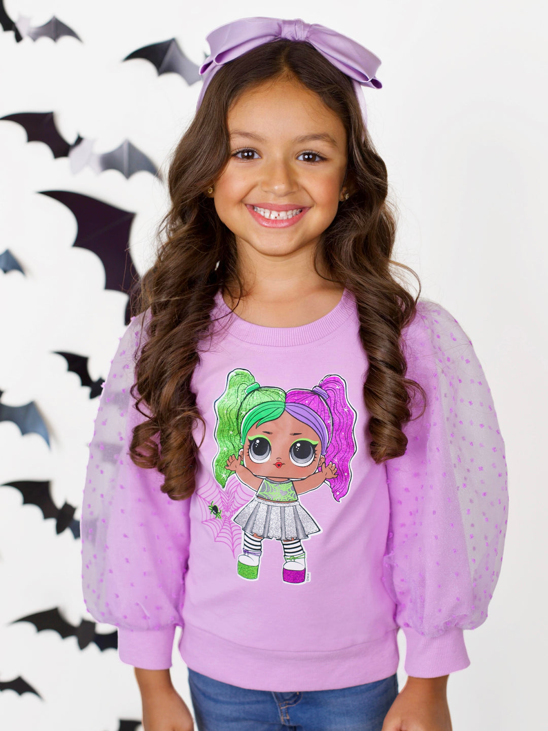 L.O.L. SURPRISE! Cheer Boo Tulle Sleeve Top Mia Belle Girls
