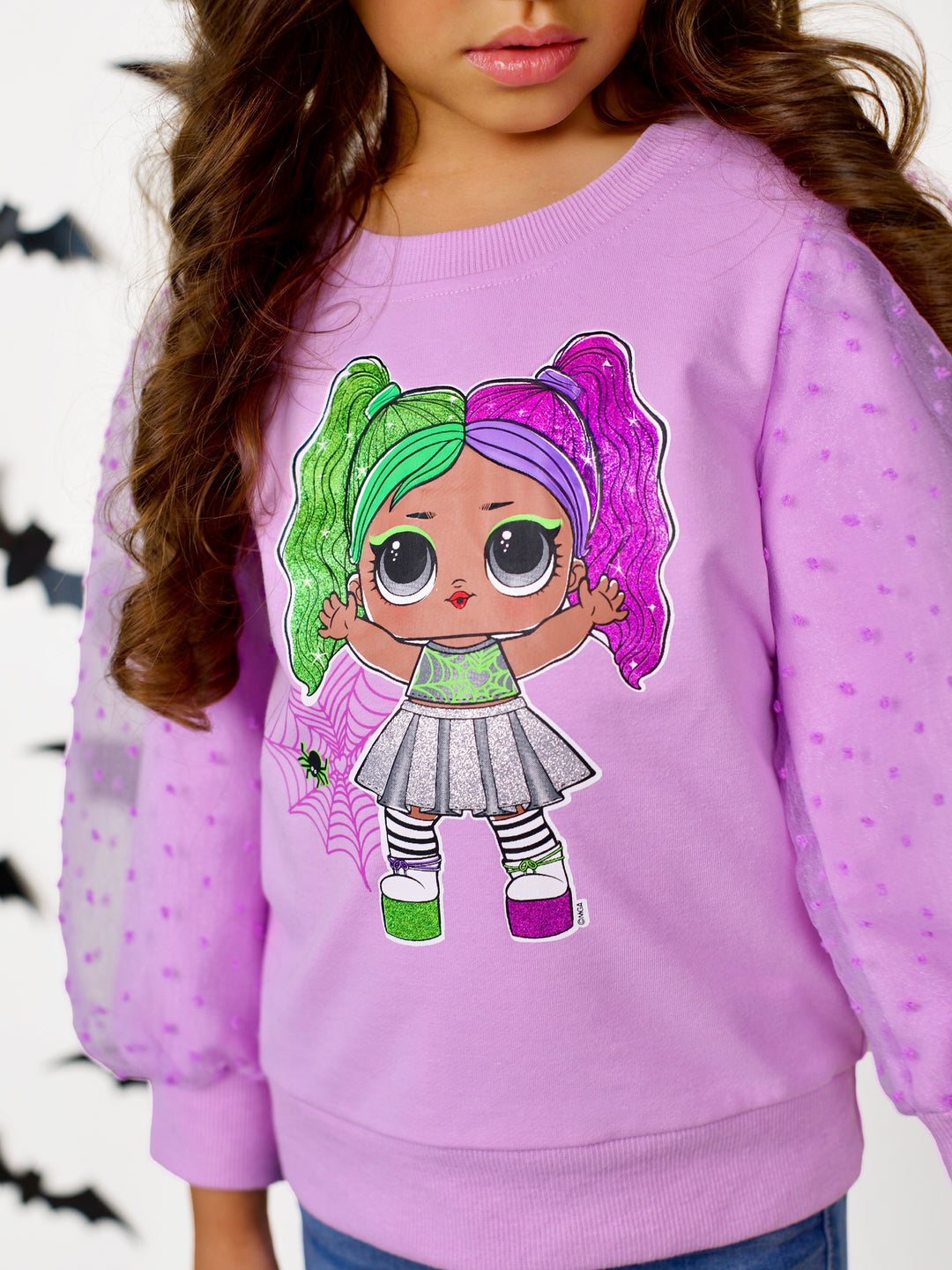 L.O.L. SURPRISE! Cheer Boo Tulle Sleeve Top Mia Belle Girls