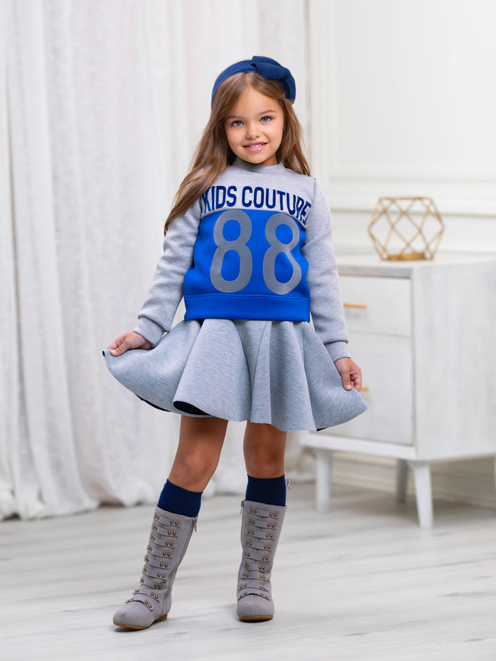 Sporty Colorblock Sweatshirt by Kids Couture Mia Belle Girls