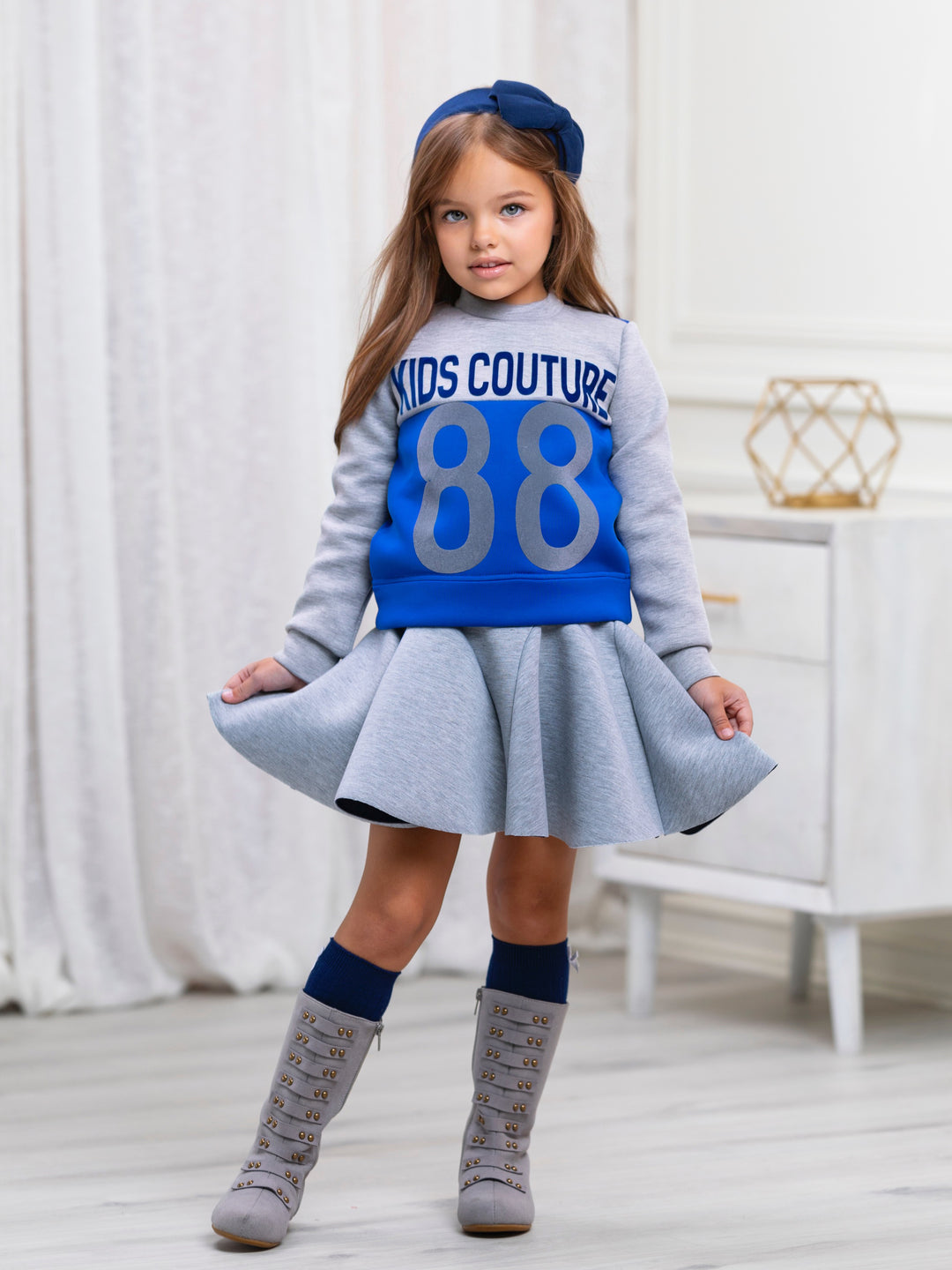 Sporty Colorblock Sweatshirt by Kids Couture Mia Belle Girls