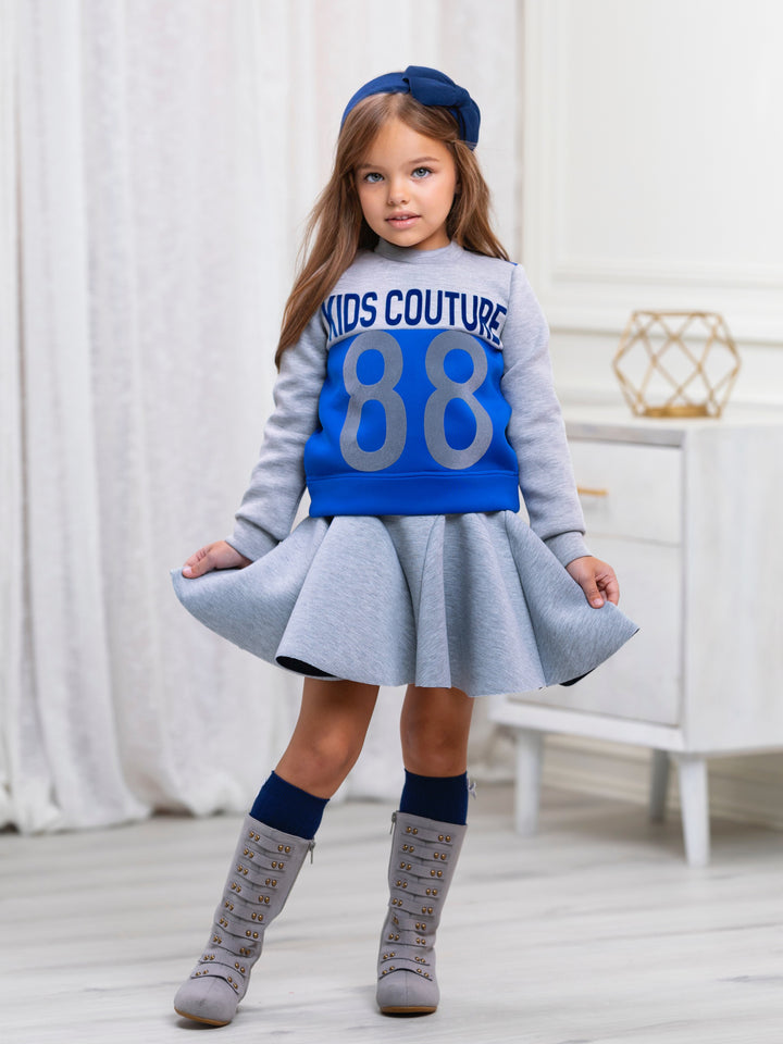 Sporty Colorblock Sweatshirt by Kids Couture Mia Belle Girls