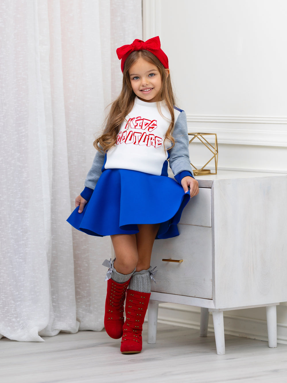 Blue Tennis Skirt by Kids Couture Mia Belle Girls