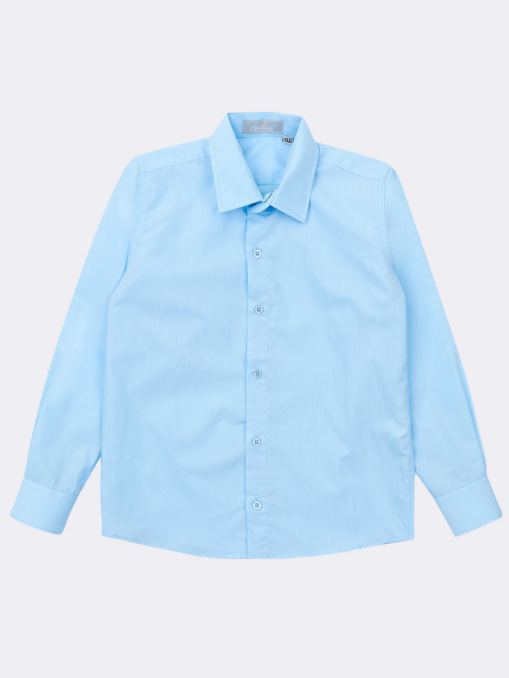 Classic Blue Button-Down Top by Kids Couture Mia Belle Girls