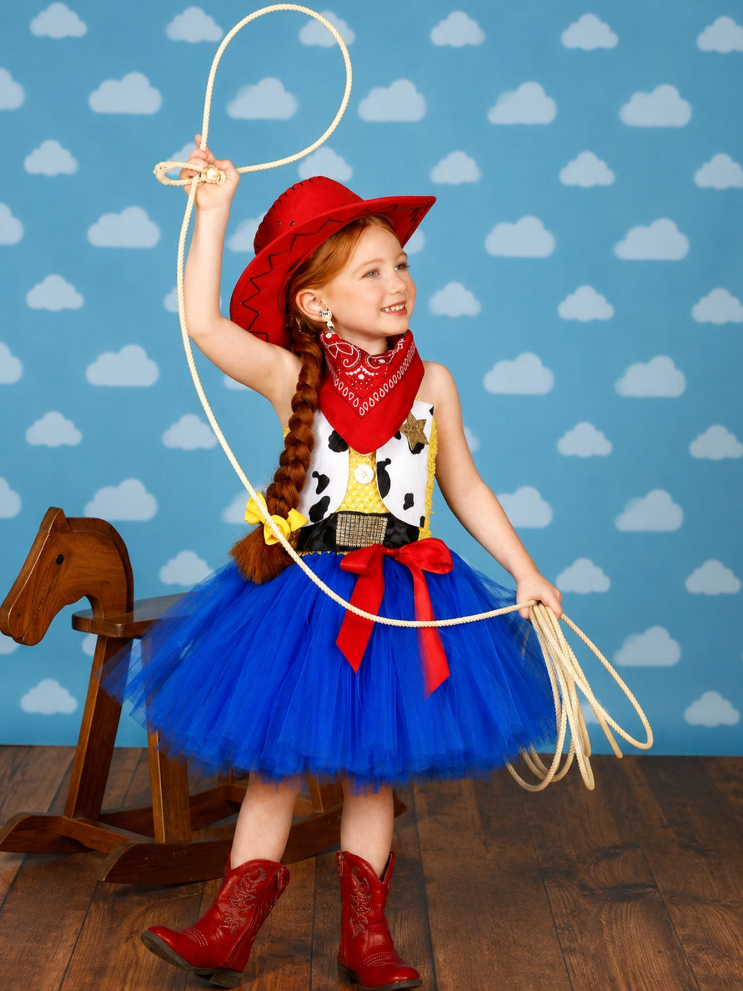 Girls Jessie Cowgirl Sparkle Costume Dress