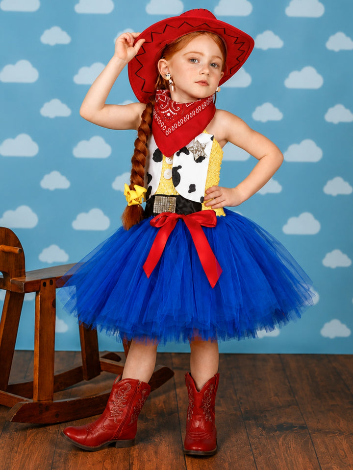 Girls Jessie Cowgirl Sparkle Costume Dress