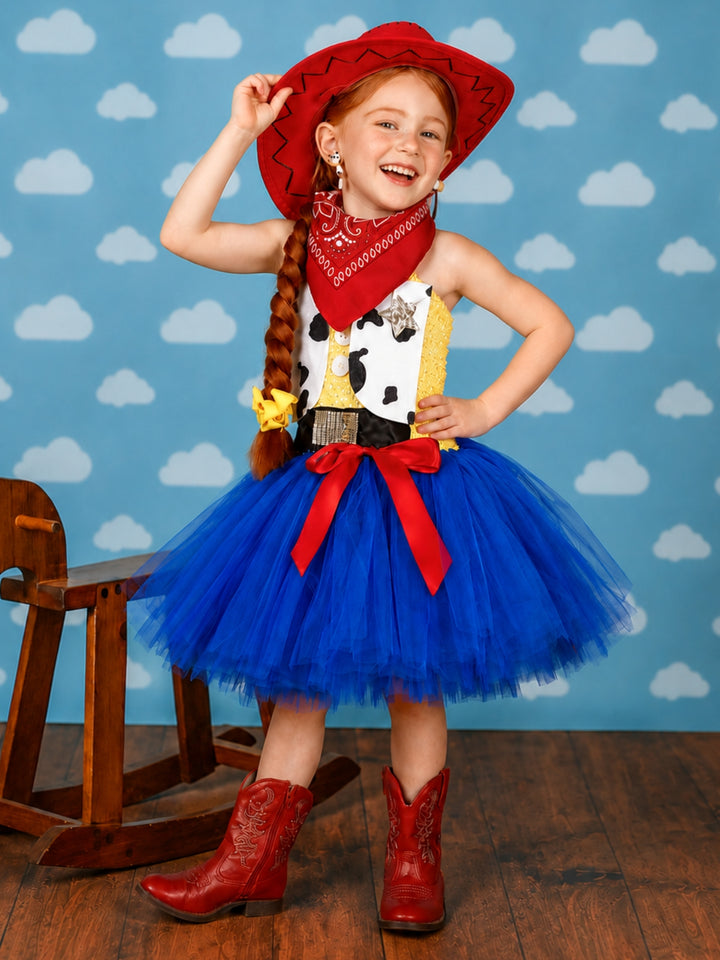 Girls Jessie Cowgirl Sparkle Costume Dress