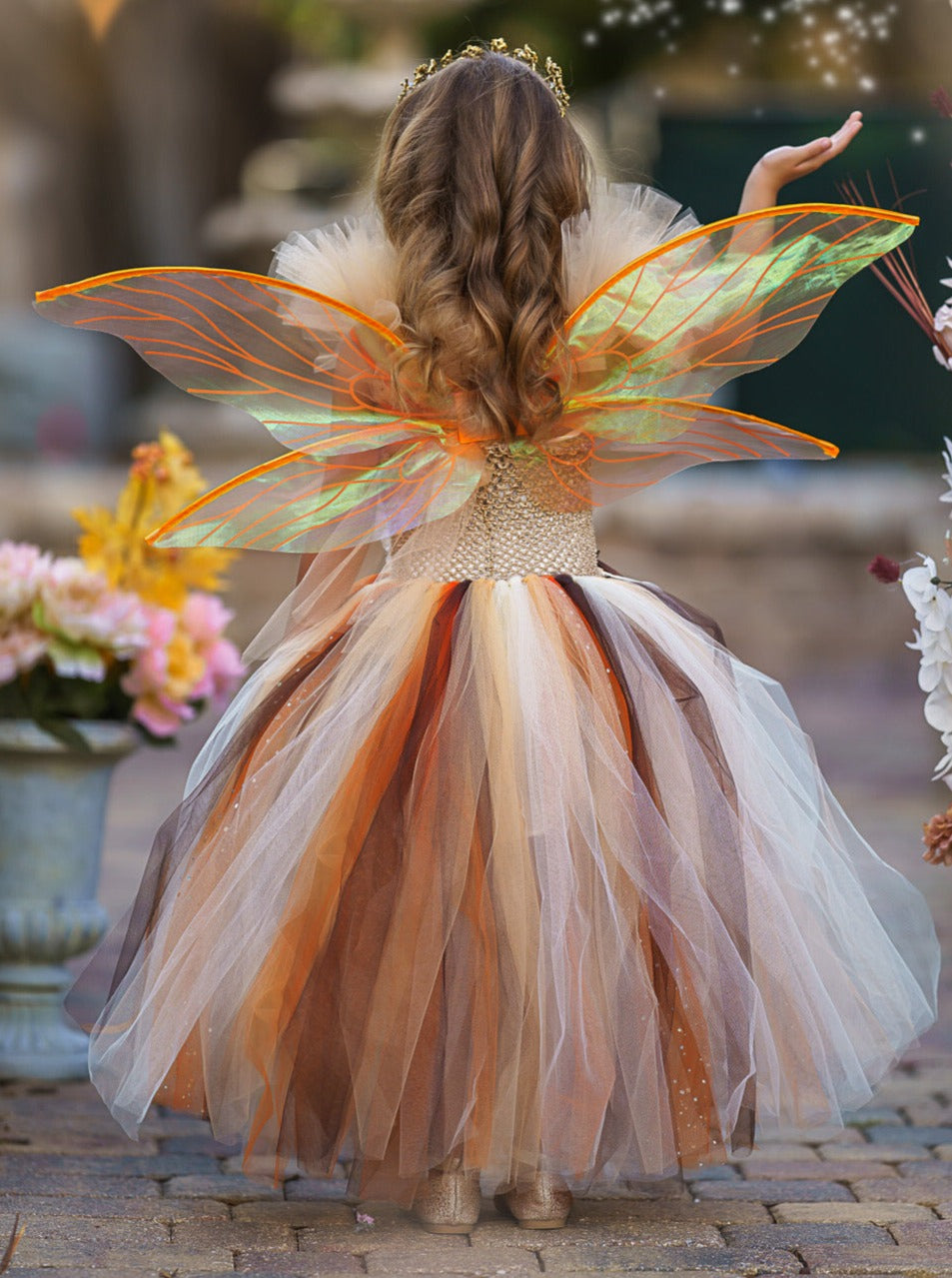 fairy dress for girls Girls Golden Fairy Sparkle Tutu Costume Dress Beige / 2T