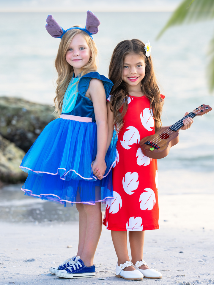Tropical Trouble Maker Tutu Costume Dress with Headband