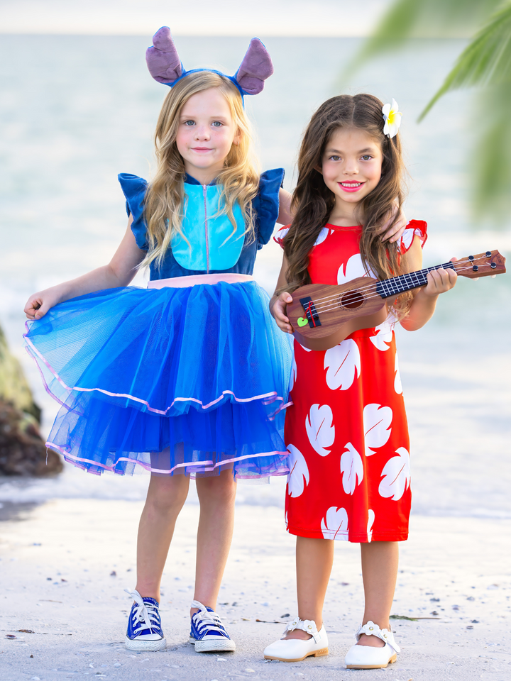 Tropical Trouble Maker Tutu Costume Dress with Headband
