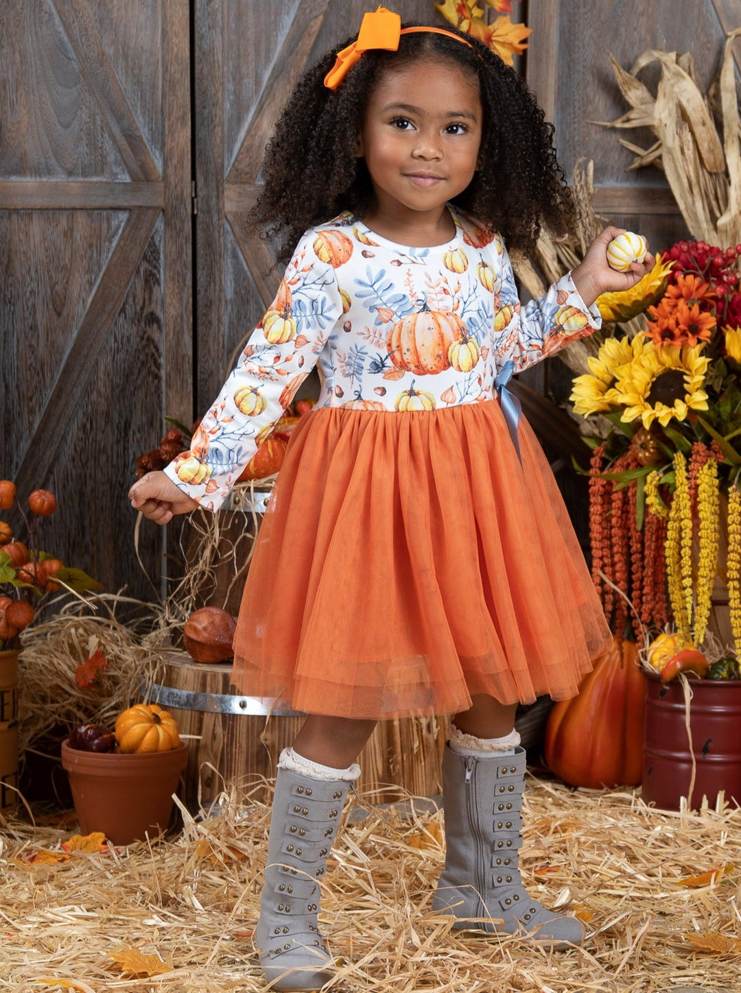 Happy Harvest Tutu Dress - Mia Belle Girls