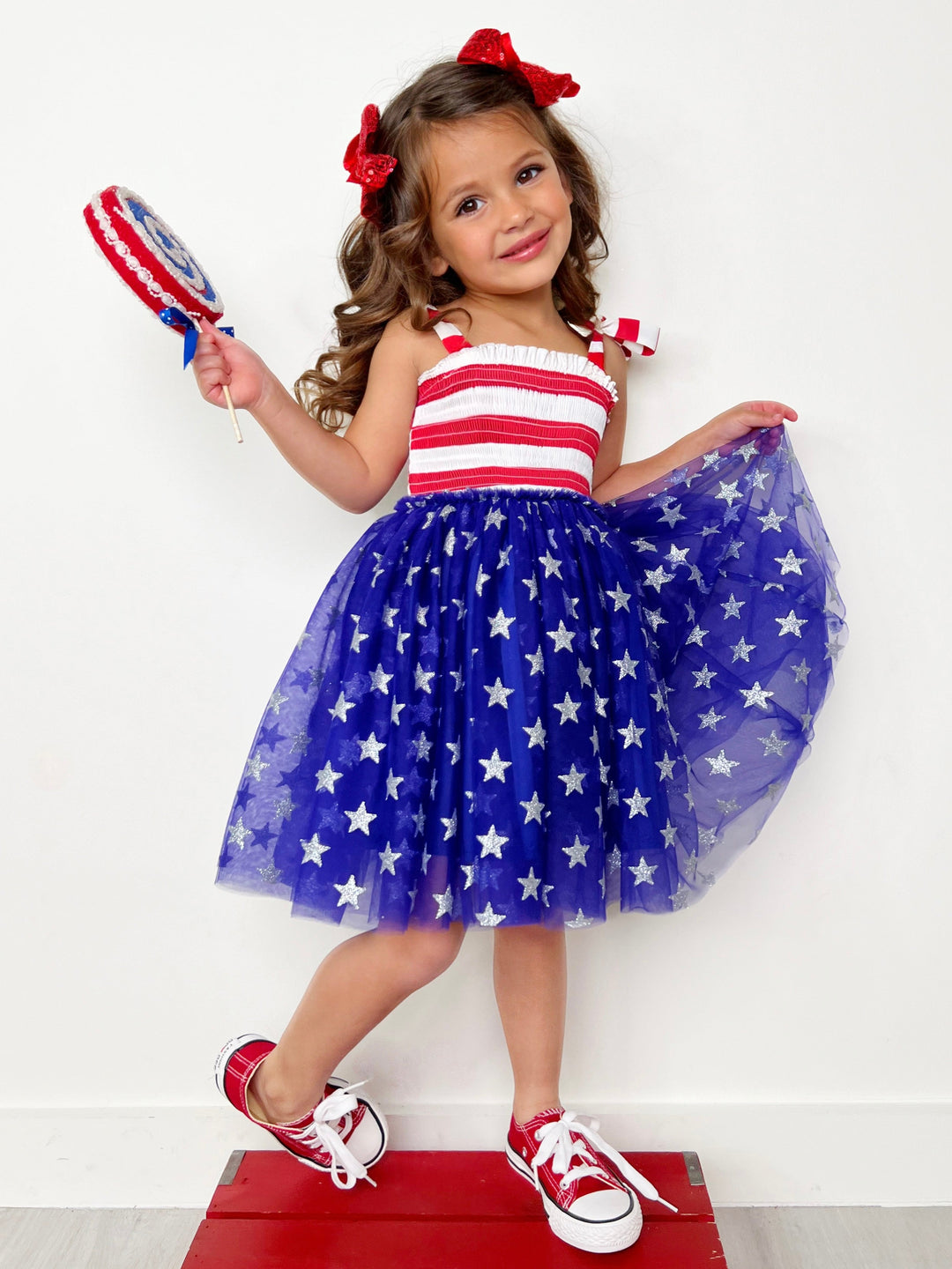 forth of july dress 25 Sweet & Stylish Fourth Outfit Ideas Memorial Day and everyday wear Mia Belle Girls Stars And