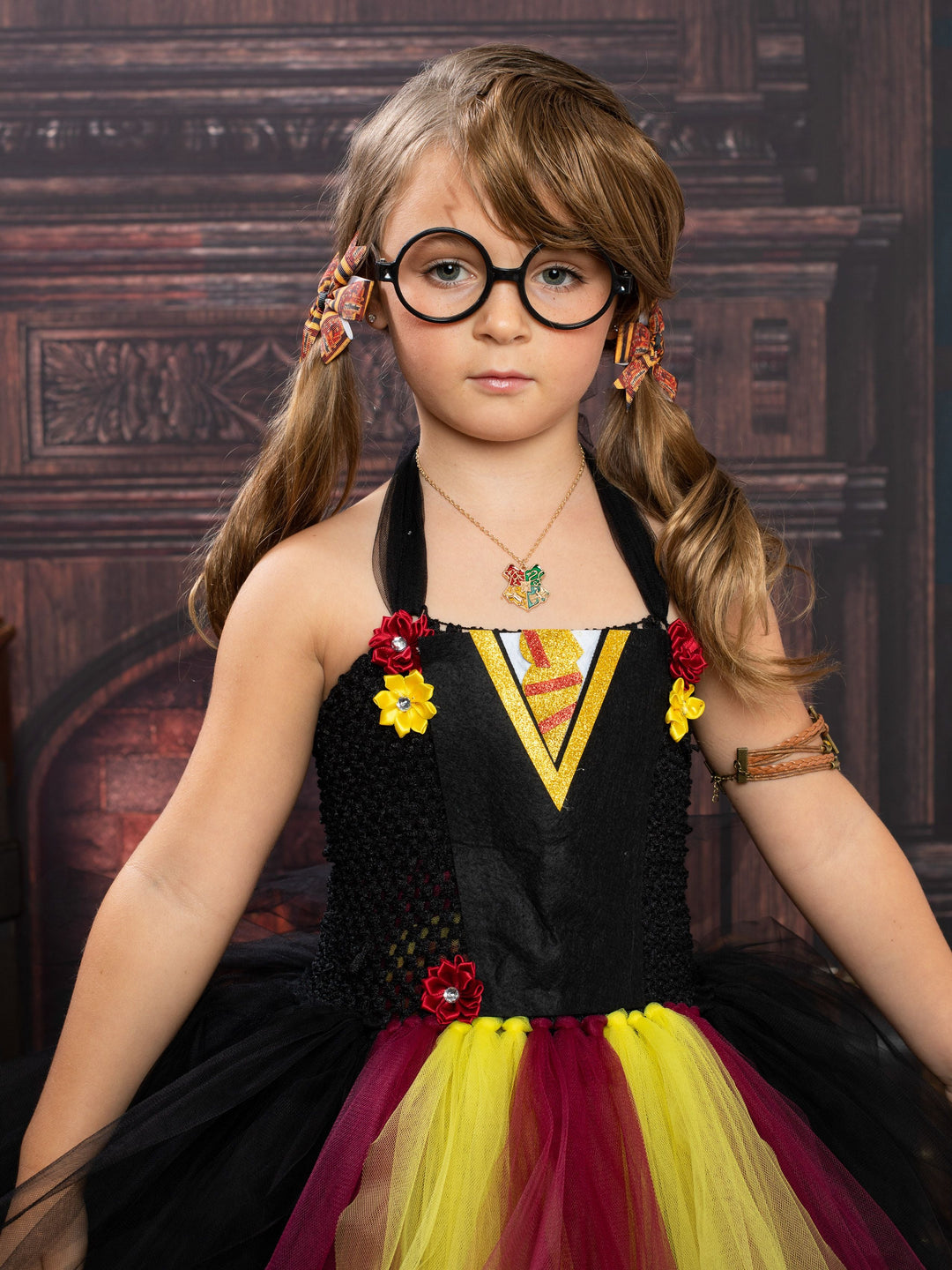 Mia Belle Girls Harry Potter Inspired Halloween Tutu Dress