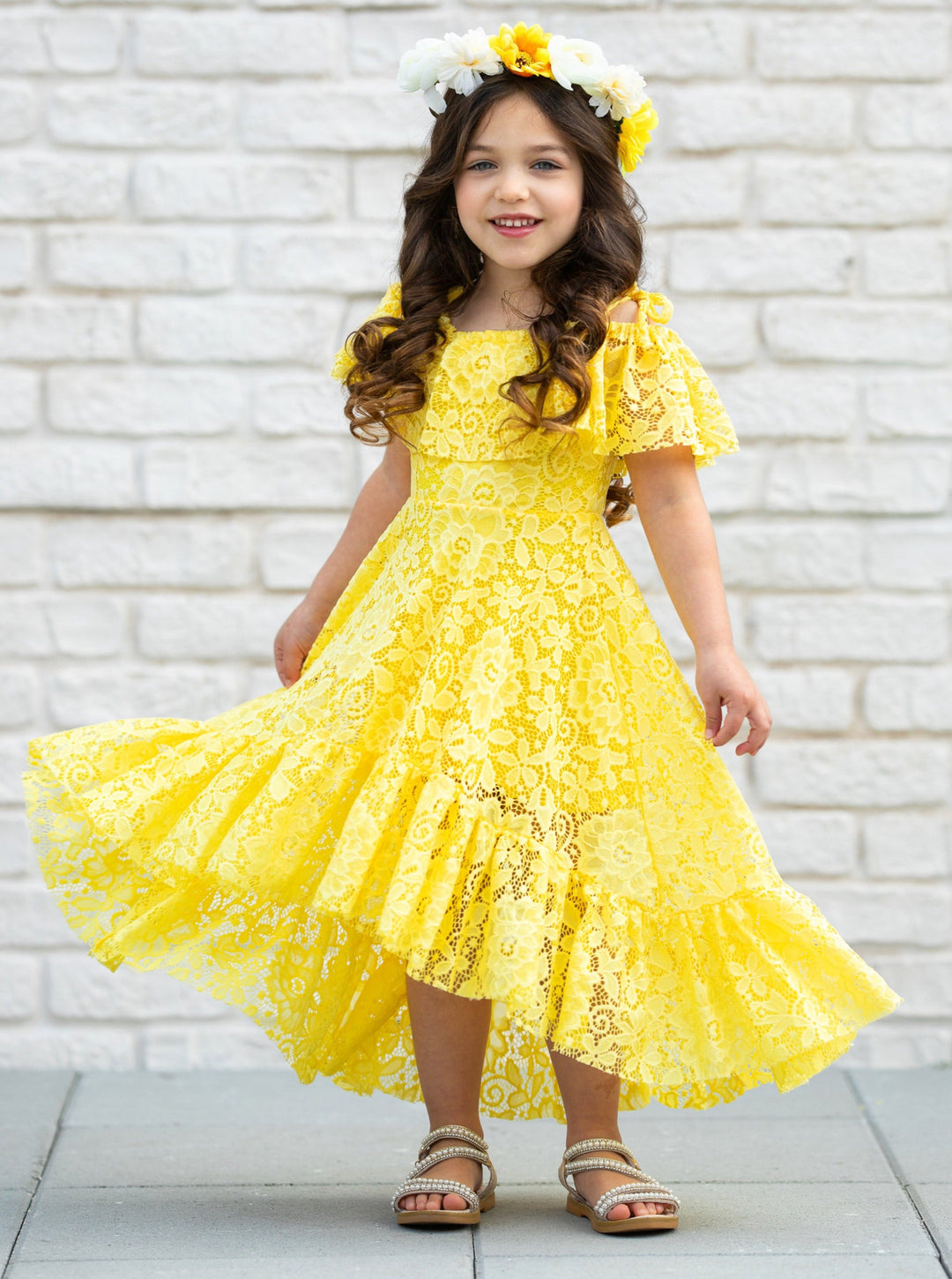 yellow girls dress Toddler Spring Dress