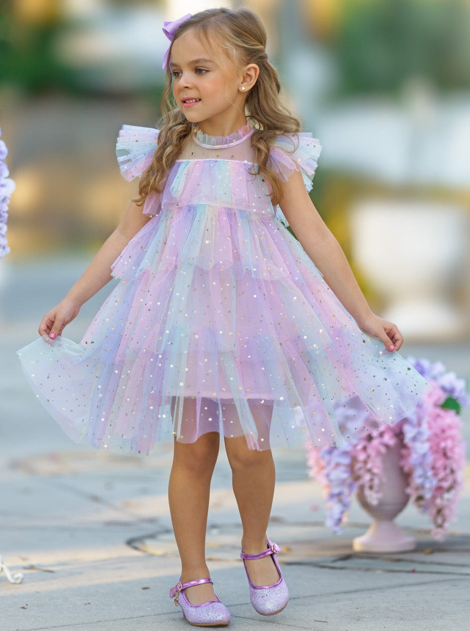 rainbow purple dress Purple Plus Size Dress