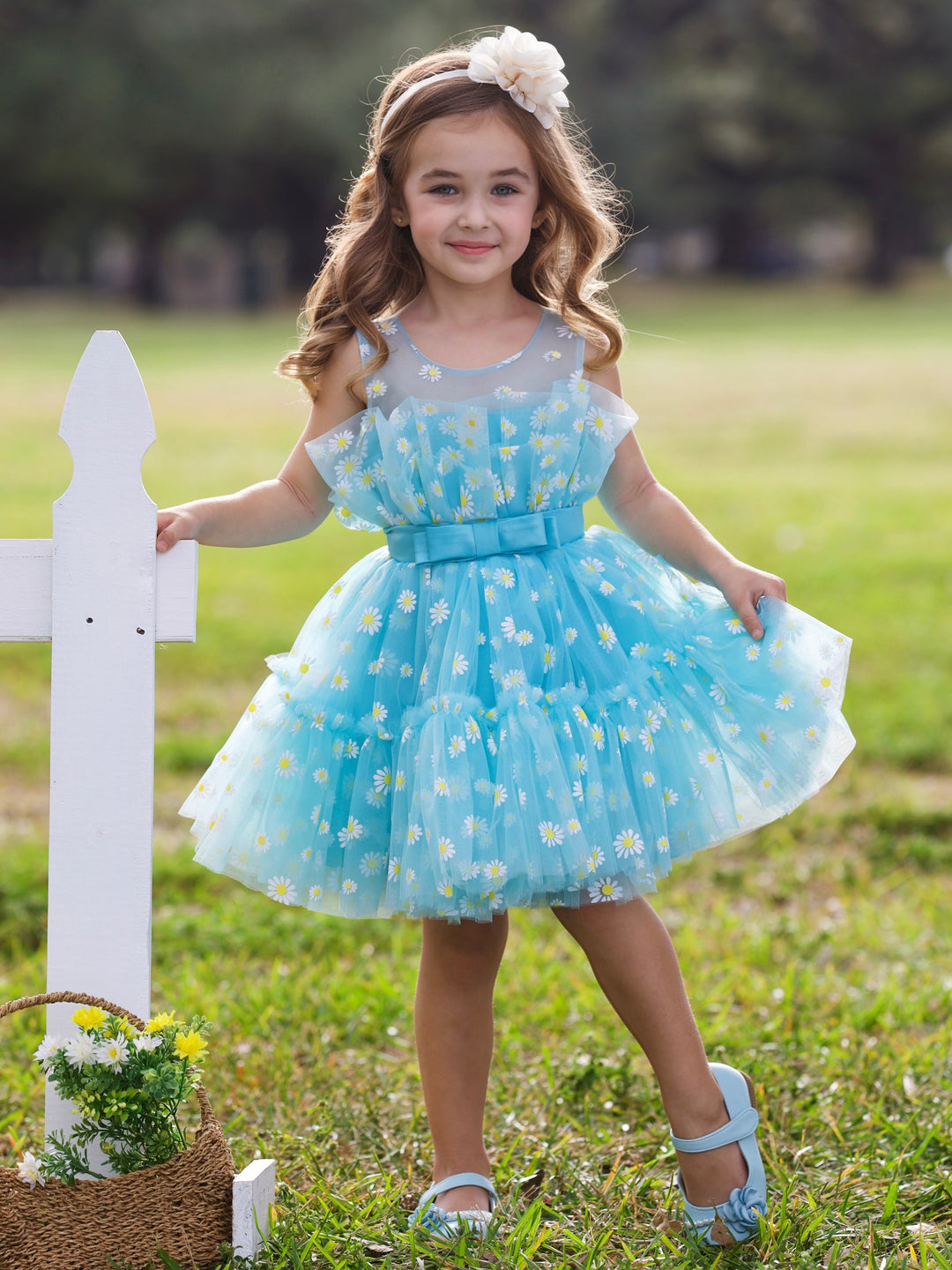 Daydream Daisy Embroidered Floral Tutu Dress – Mia Belle Girls