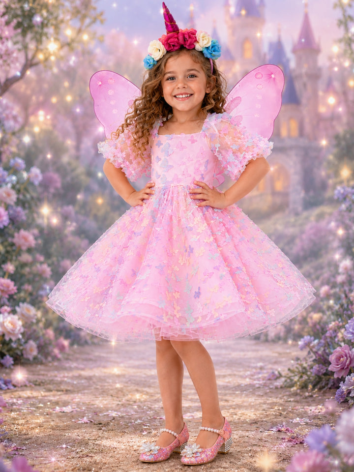 Enchanted Butterfly Fairy Halloween Costume Dress