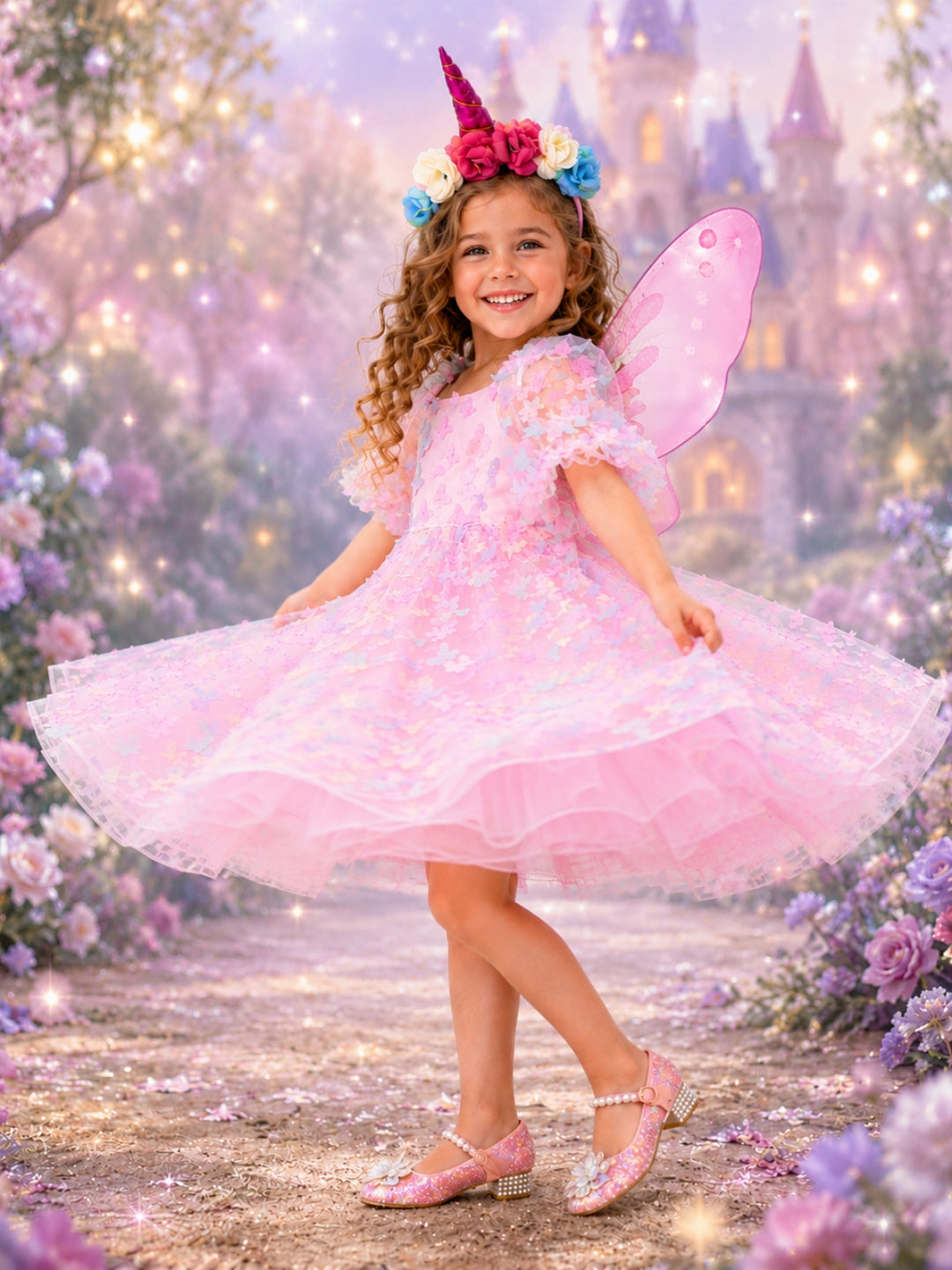 Enchanted Butterfly Fairy Halloween Costume Dress