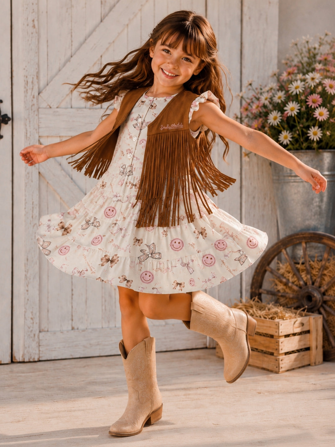 SmileyWorld Western Charm Twirl Dress Set
