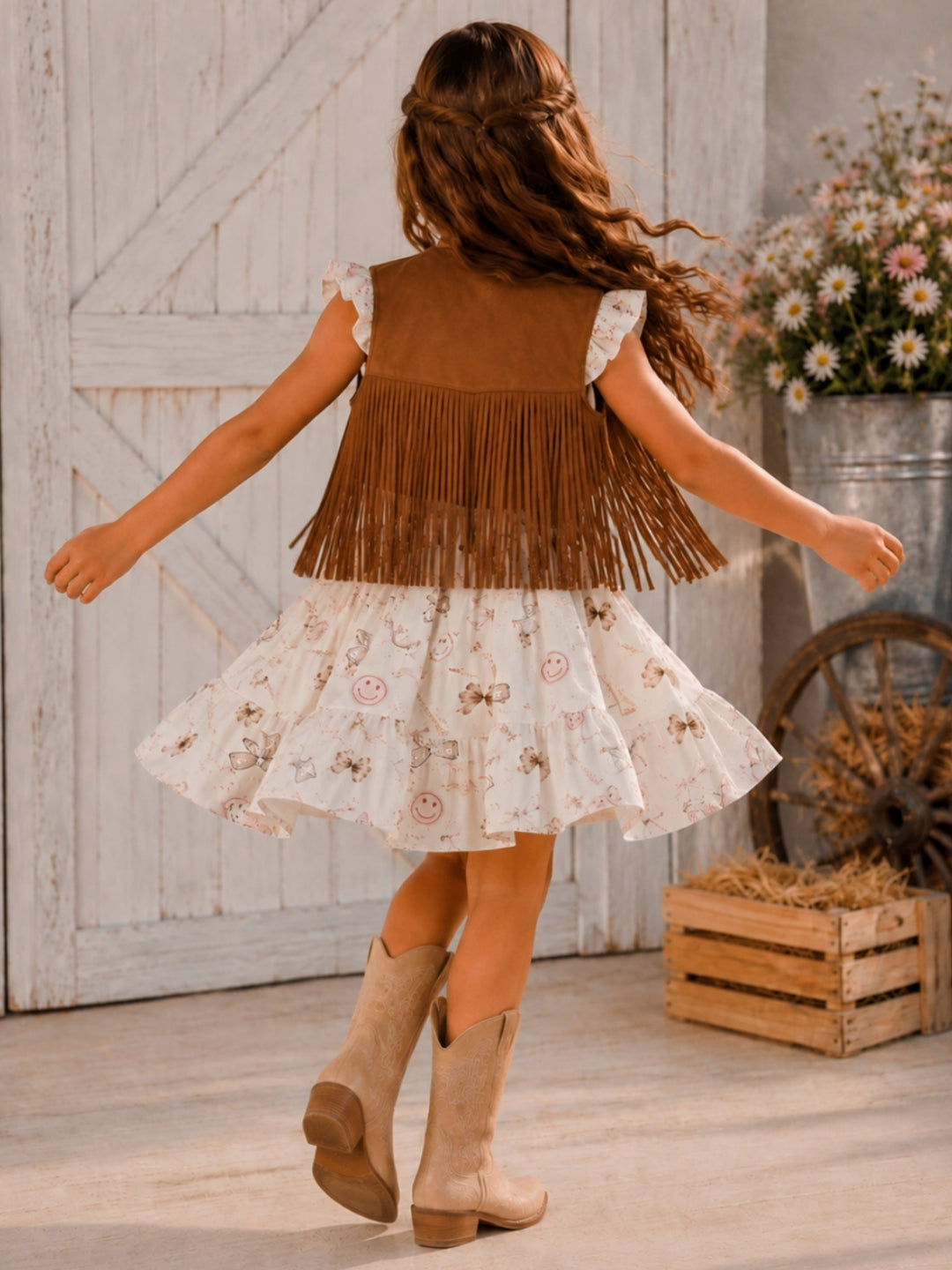 SmileyWorld Western Charm Twirl Dress Set