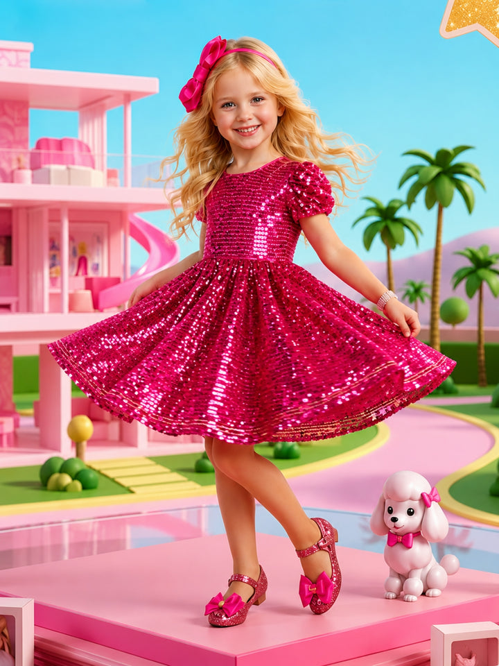 Pretty in Pink Fashion Doll Halloween Costume