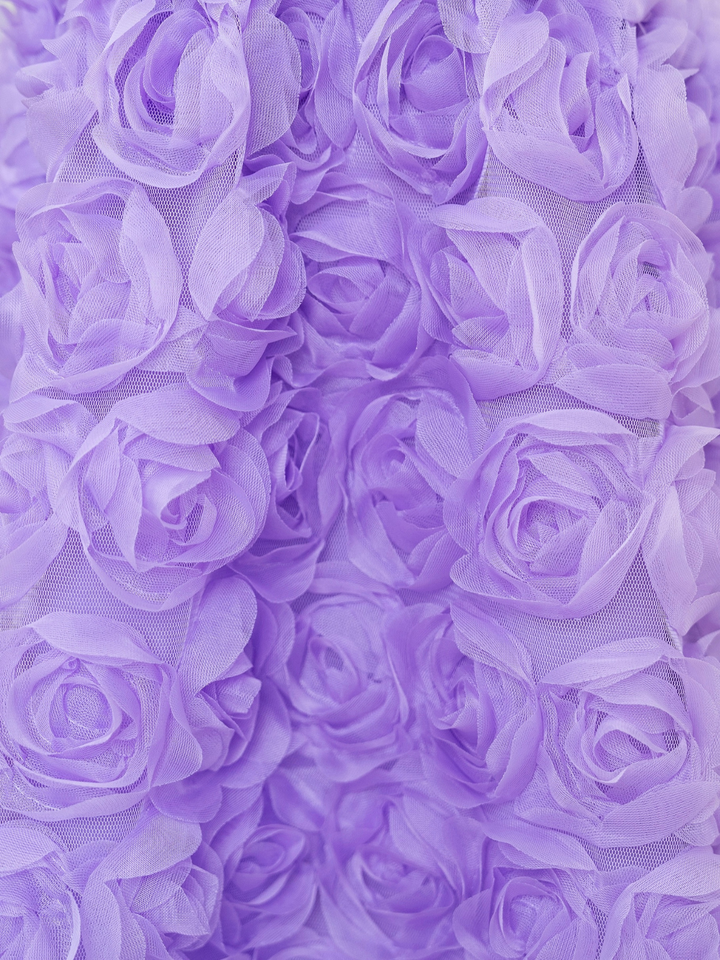 girls elegant purple party dress