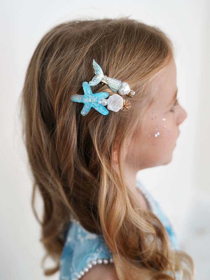 Mermaid Treasure Seashell Hair Accessory Set Mia Belle Girls