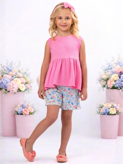 Bloom Breeze Floral Top & Short Set