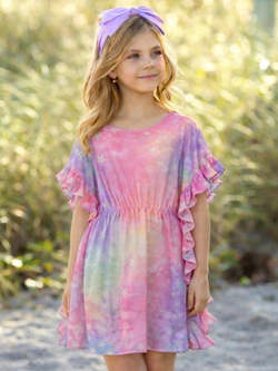 Rainbow Dream Star Print Cover Up