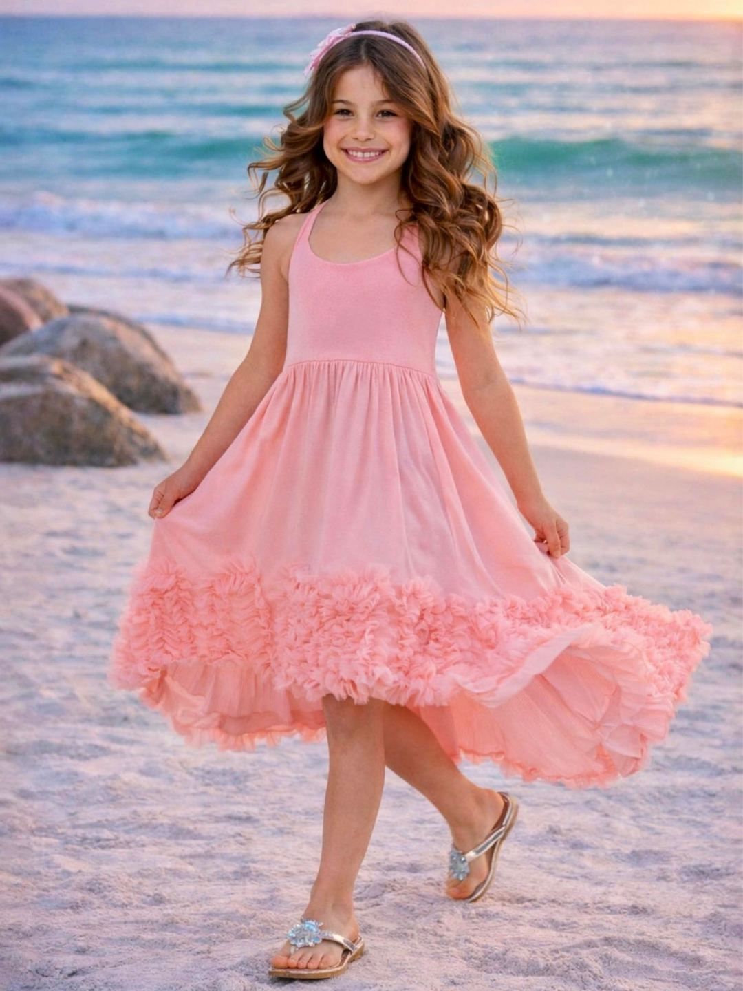 coral colored beach dresses Coral Viscose Maxi Dress, Plus Size Kaftan Beach Coverup
