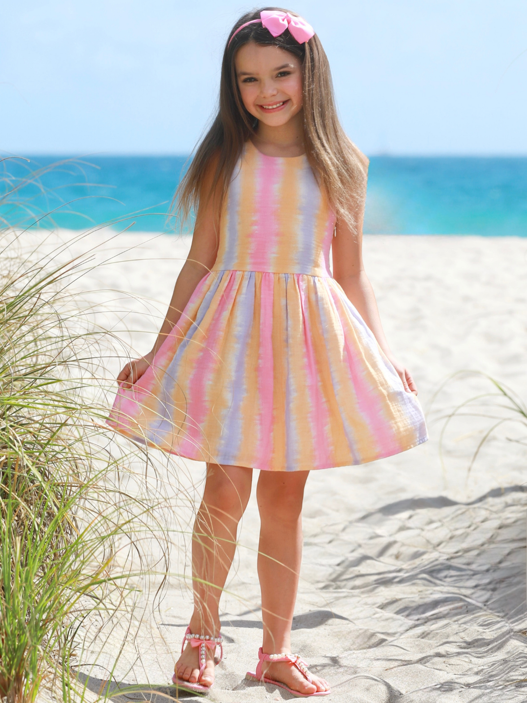 multicolor pastel dress Amazon.com: STARCOVE Pastel Rainbow Long Sleeve Midi Dress with Pockets, Women Ombre Gradient Pink Tie Dye Casual Cute Designer Plus Size : Starcove: Clothing, Shoes & Jewelry