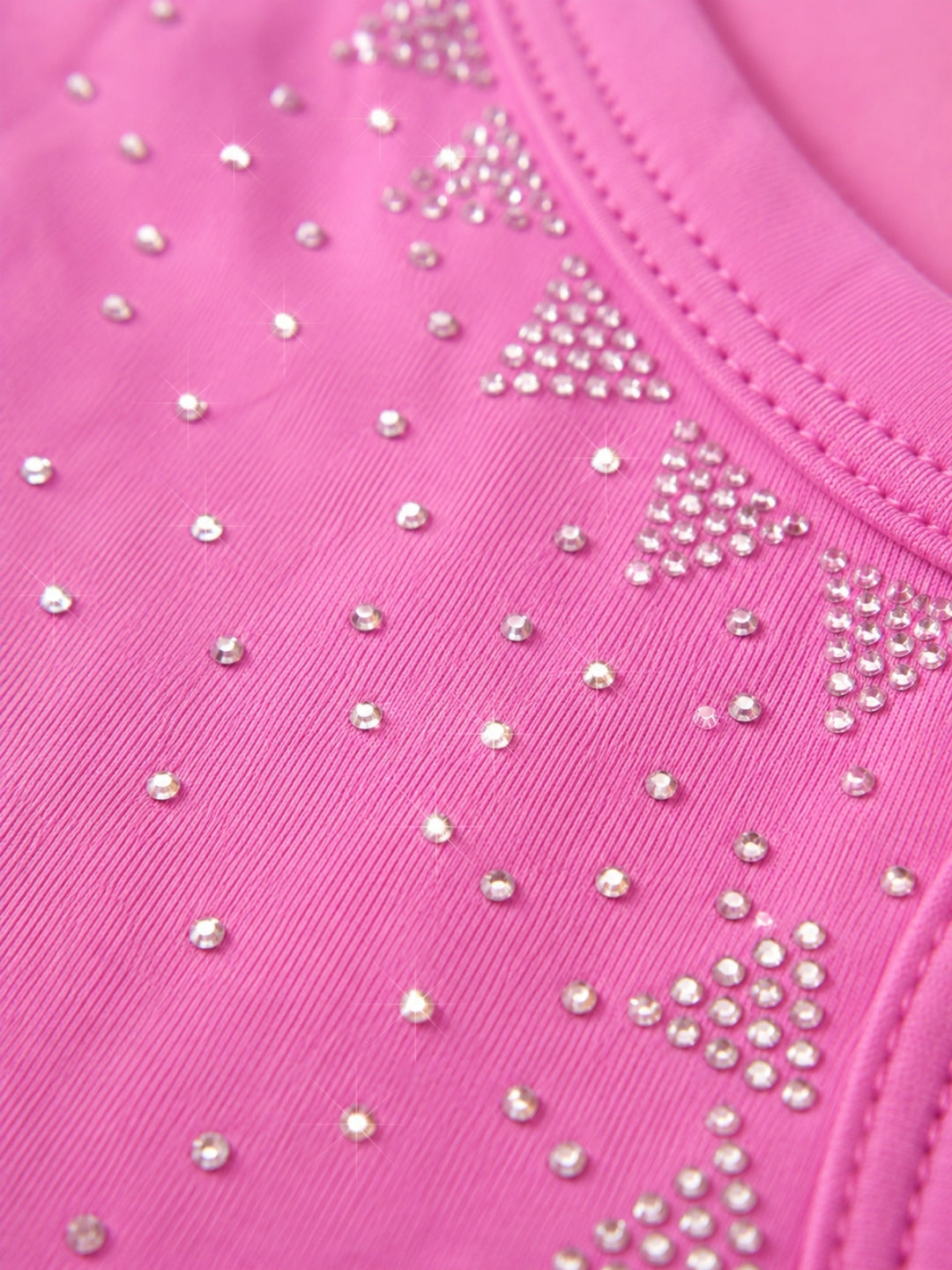 Sweet Bejeweled Pink Tank Top and Short Set