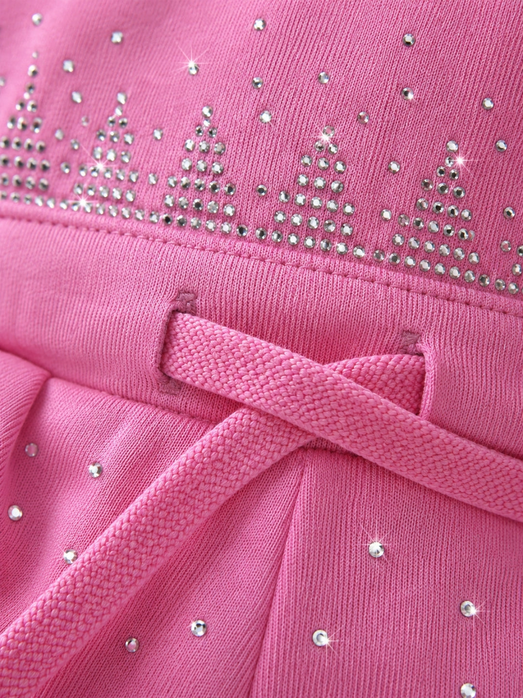 Sweet Bejeweled Pink Tank Top and Short Set