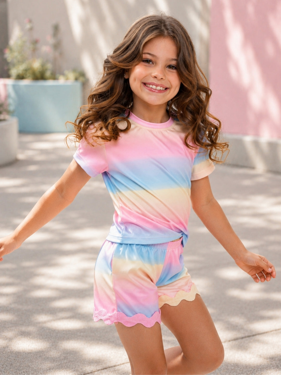 Pastel Dreams Active Top and Short Set