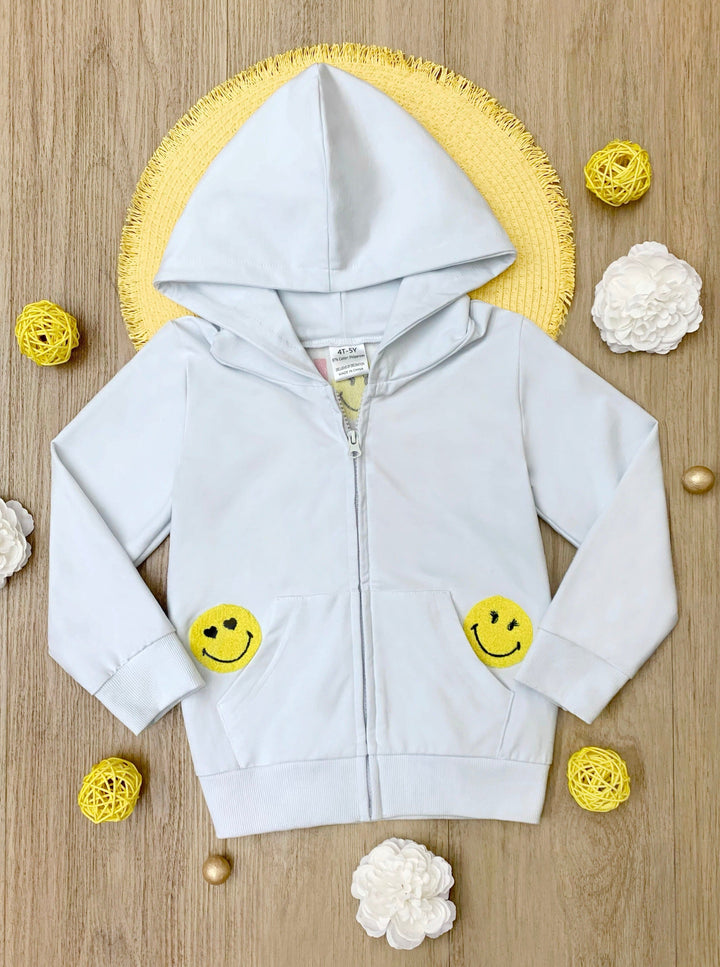 SmileyWorld Bright Bold Brave Hooded Jacket | Mia Belle Girls