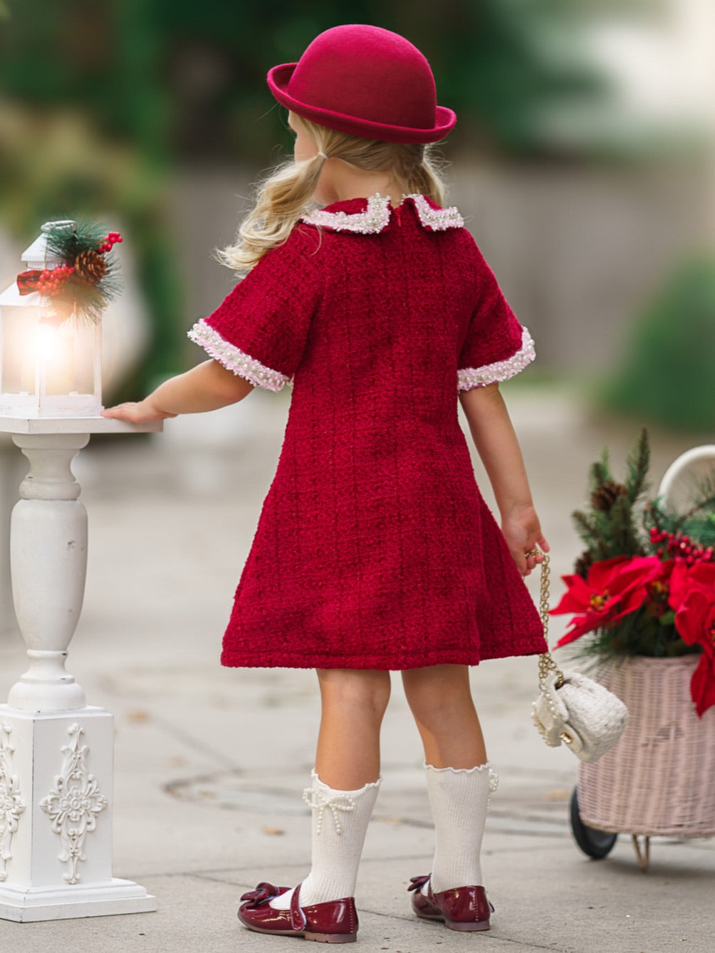Cozy Meets Chic Tweed Dress Mia Belle Girls