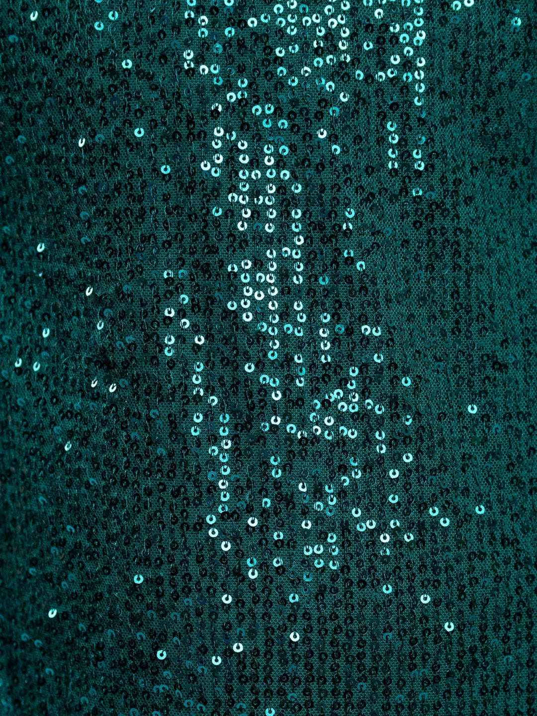 Emerald Green Sequin Ruffle Christmas Dress