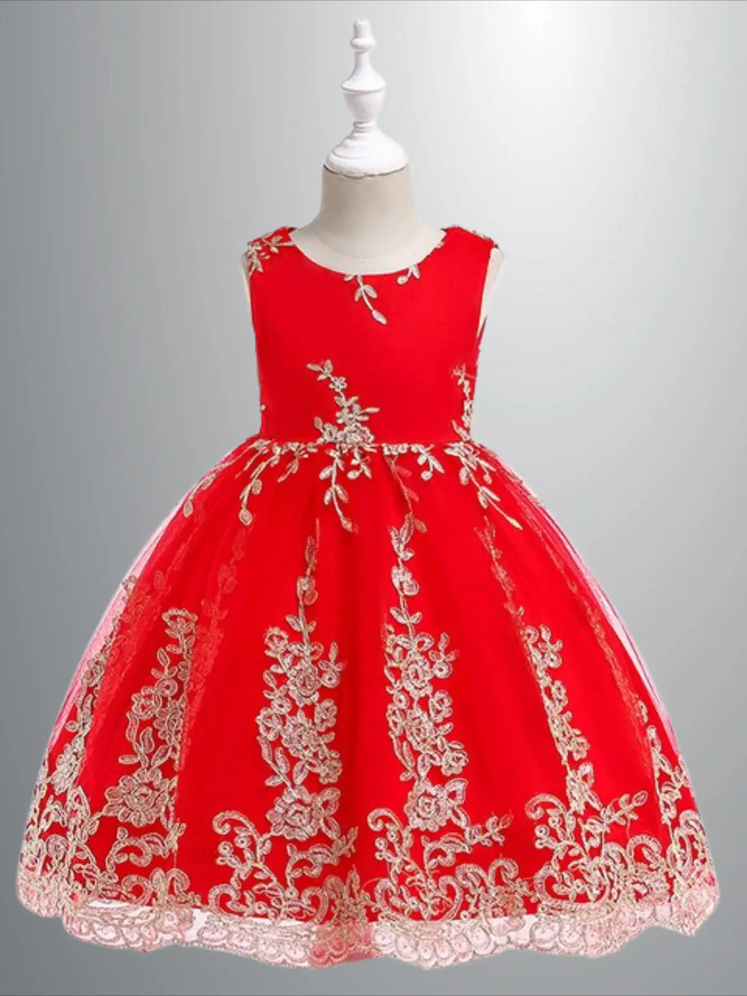 Winter Dresses for Kids |  Embroidered Holiday Dress | Mia Belle Girls