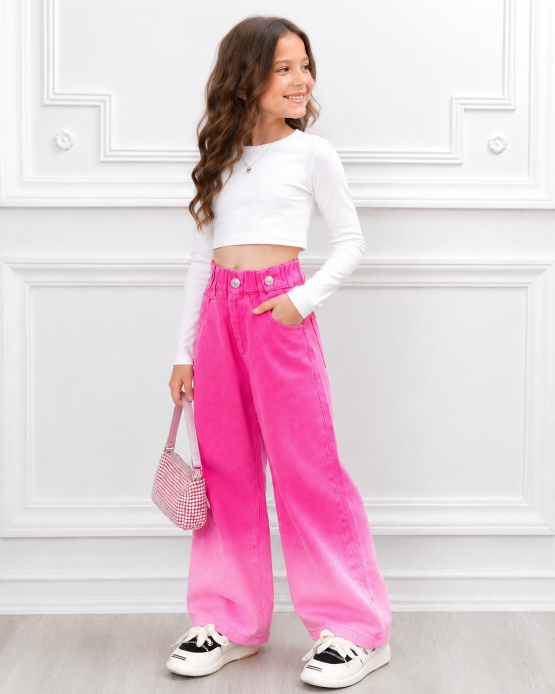 Color Me Cutie Ombre Wide Leg Jeans