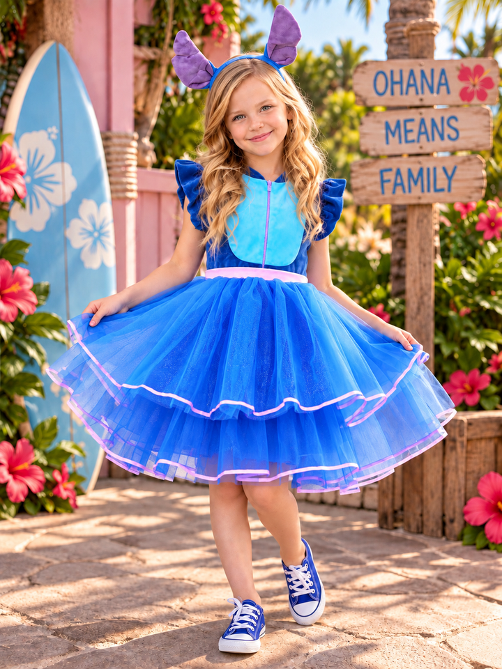 Tropical Trouble Maker Tutu Costume with Headband