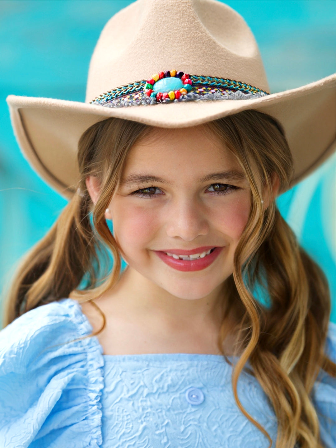 Girls Gonna Have Fun Beaded Cowboy Hat Mia Belle Girls