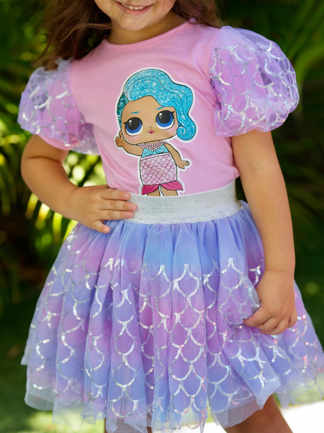 L.O.L. SURPRISE! Splash Queen Mermaid Tutu Skirt Set Mia Belle Girls