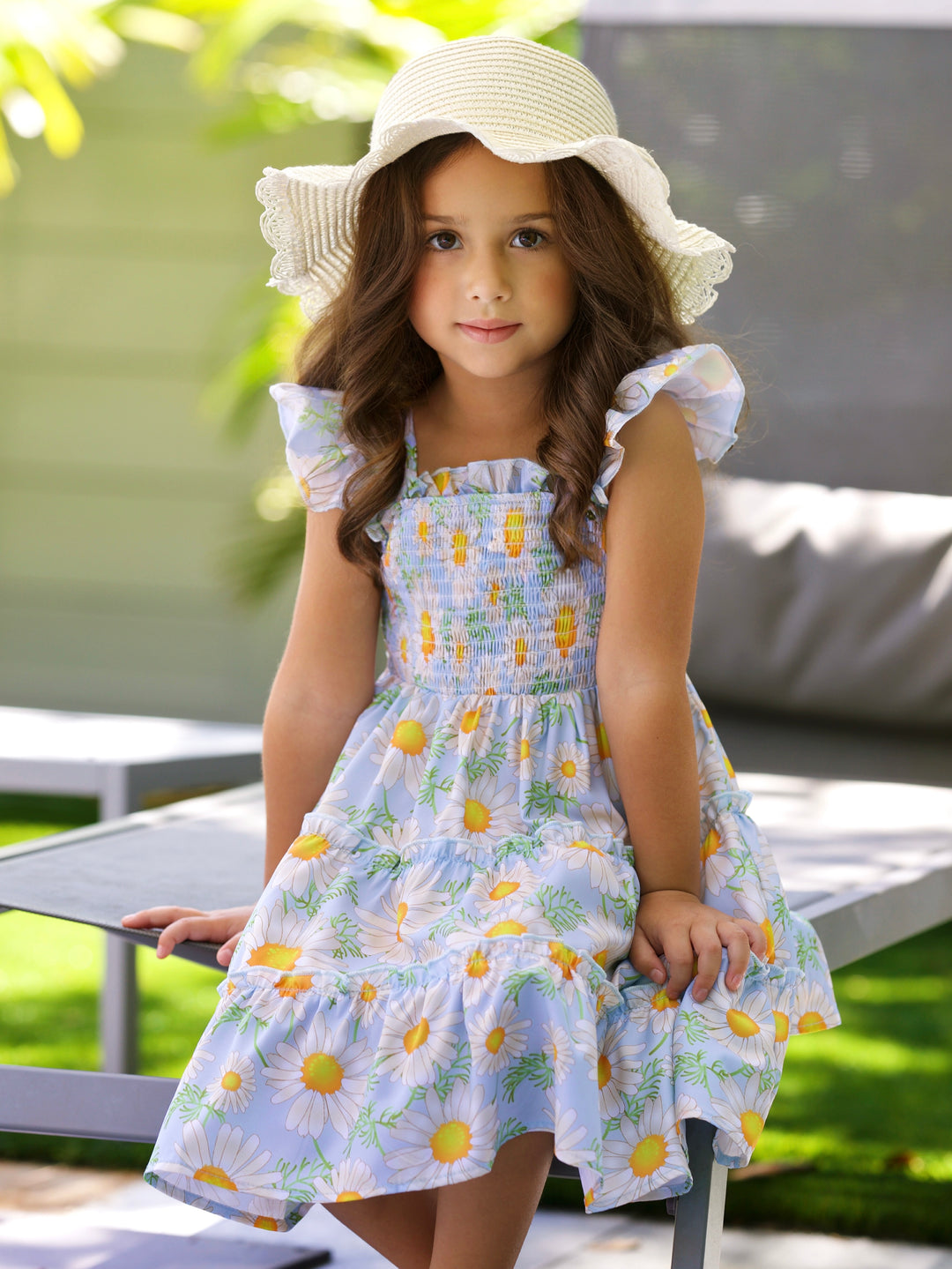 Daisy Delight Smocked Tiered Dress