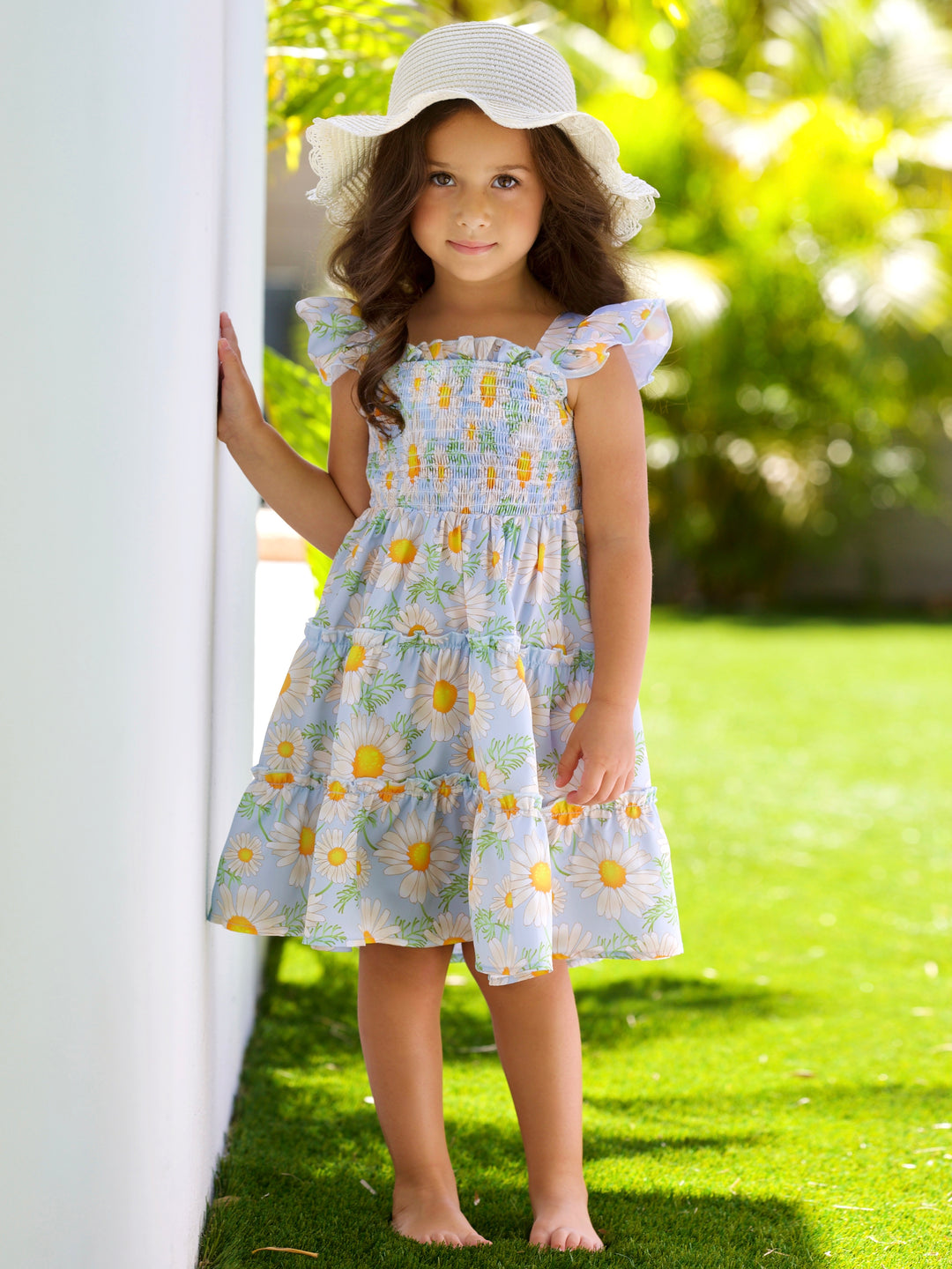 Daisy Delight Smocked Tiered Dress