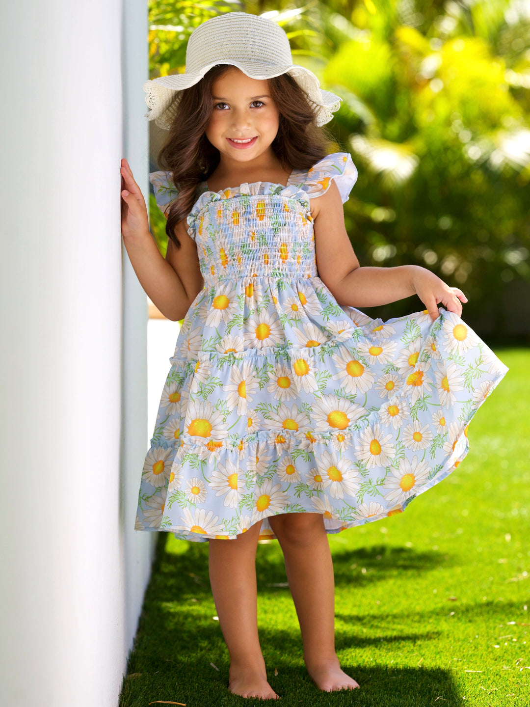 Daisy Delight Smocked Tiered Dress