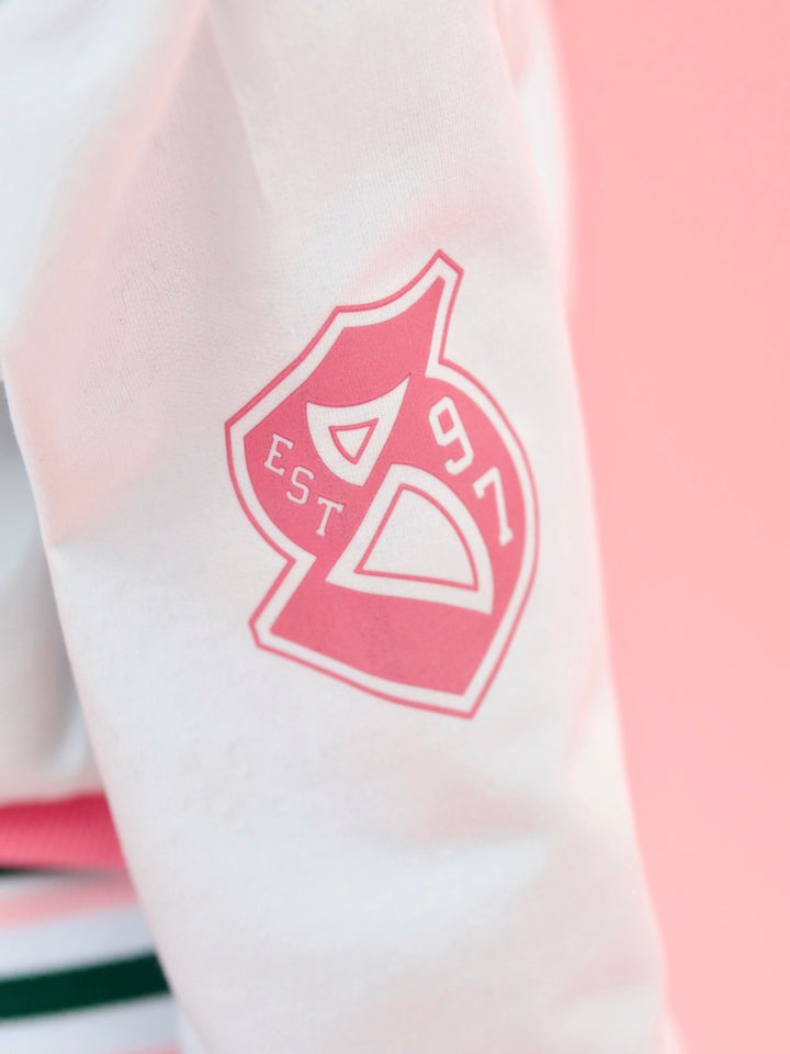 SmileyWorld Happiness Engaged Sporty Cropped Bomber Jacket