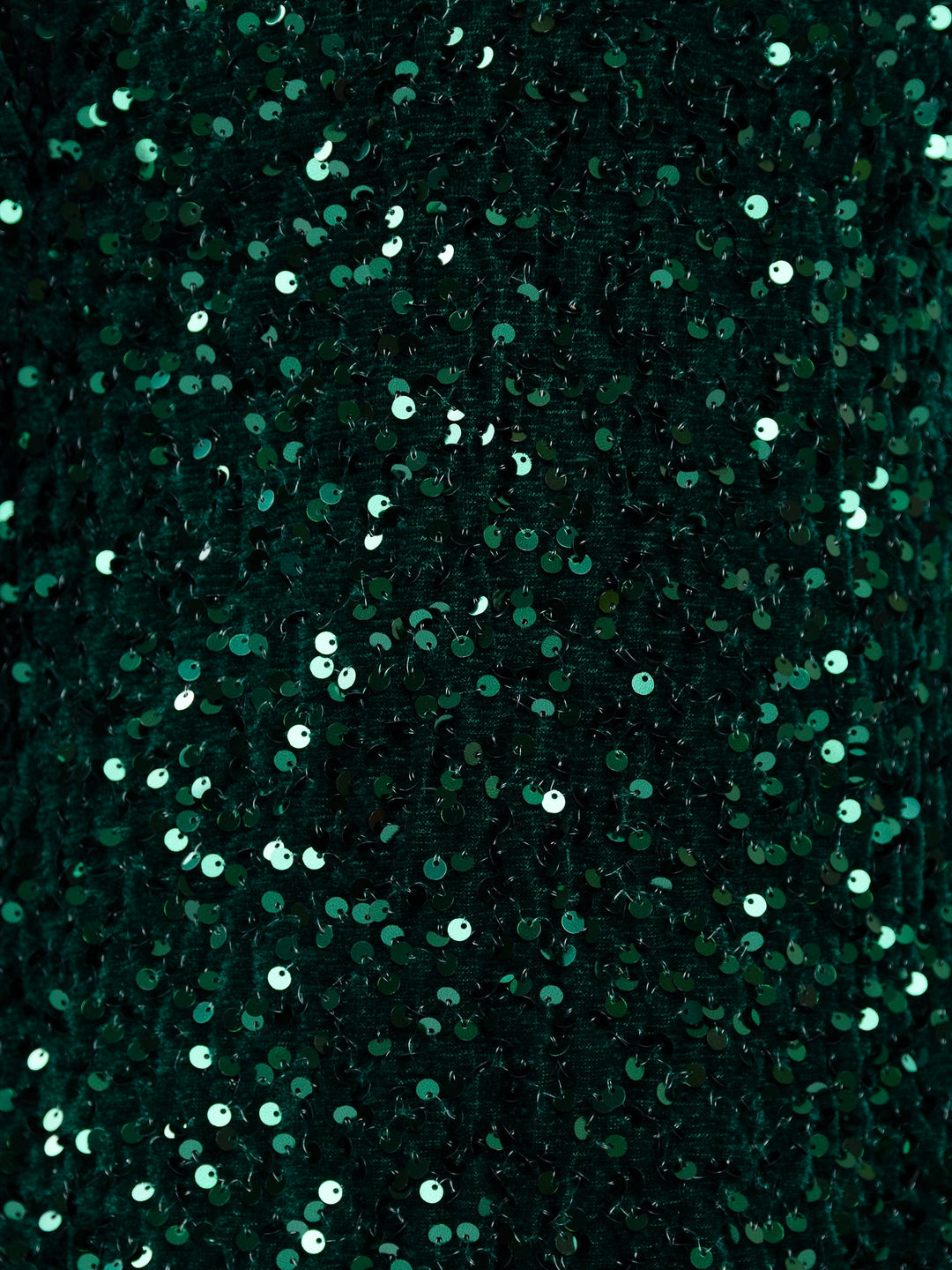 Emerald Elegance Sequin Dress