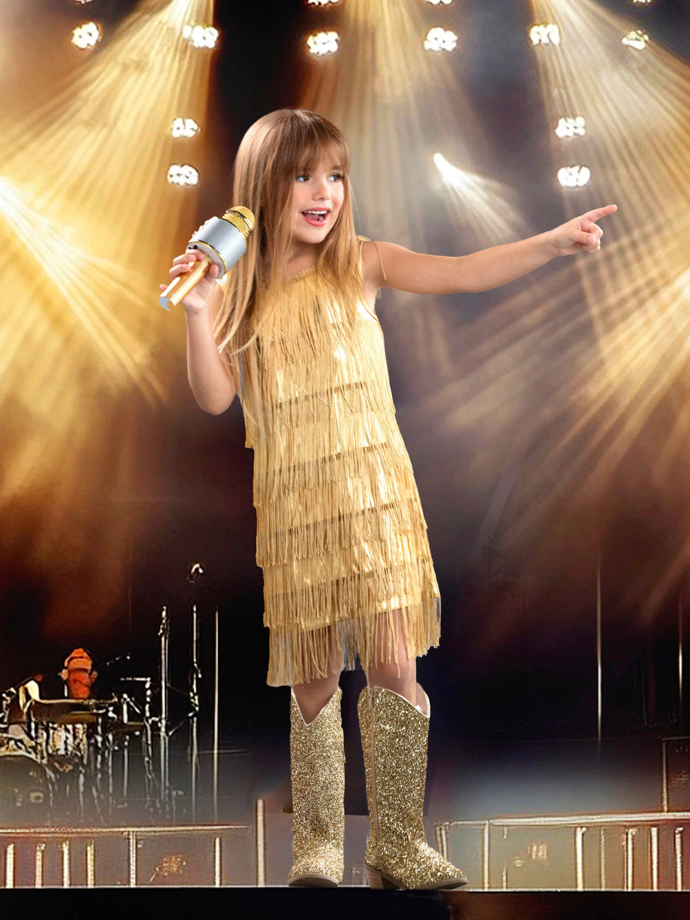 Taylor Fearless Fringe Costume Dress Mia Belle Girls
