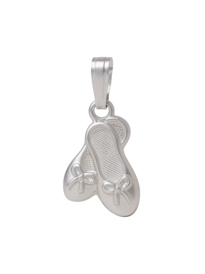 Girls Premium Sterling Silver Ballet Slippers Pendant Necklace