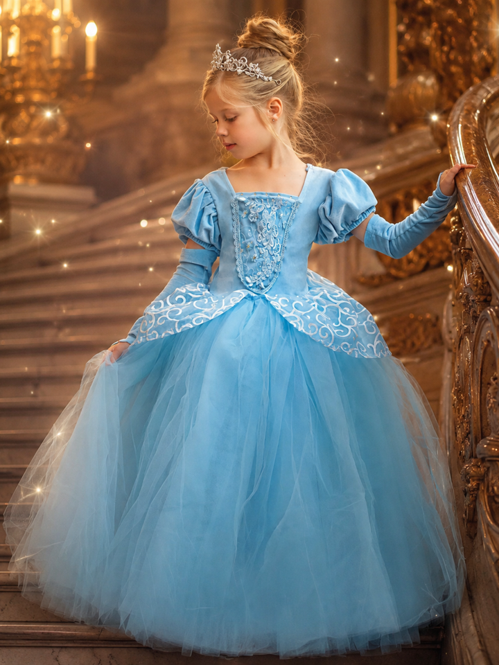 Enchanted Glass Slipper Princess Costume Gown