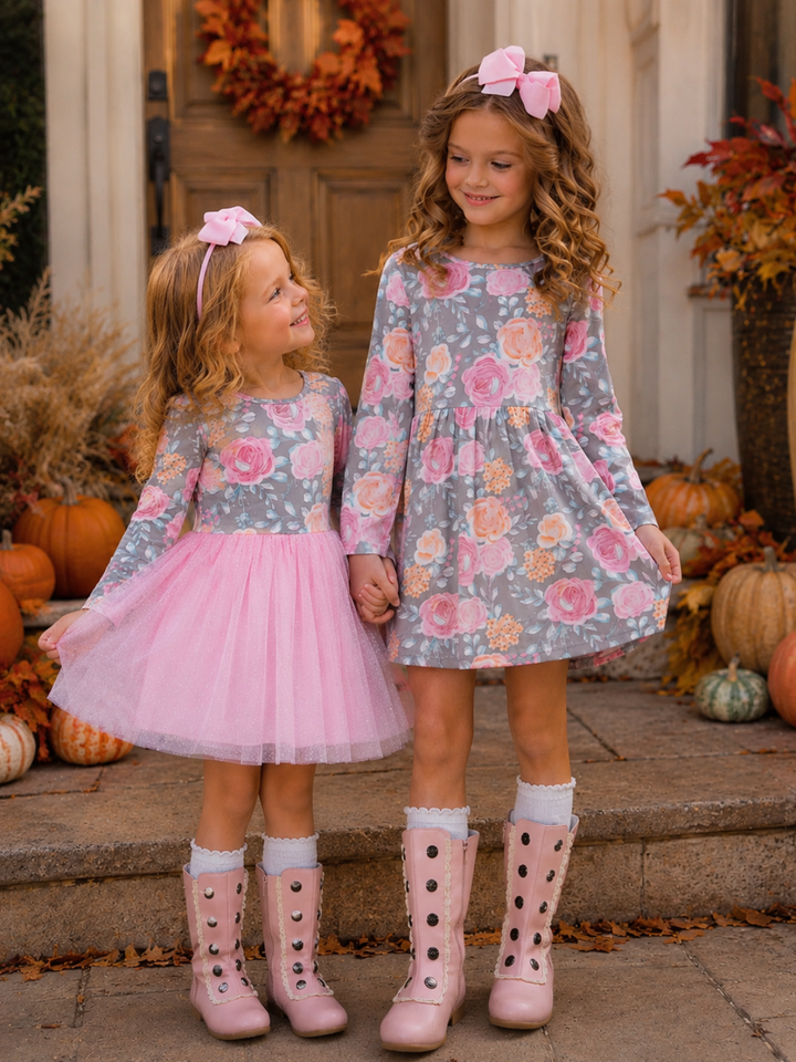 Rosy Garden Tutu Dress